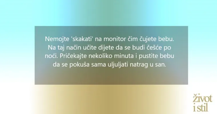 Ne sjećate se kada ste vi i beba spavali cijelu noć? Ovi savjeti stručnjaka sigurno će pomoći