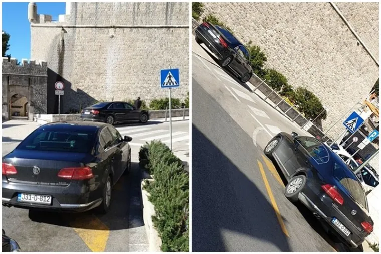 Dragan Čović naljutio Dubrovčane: Pogledajte kako se parkirao u centru grada!