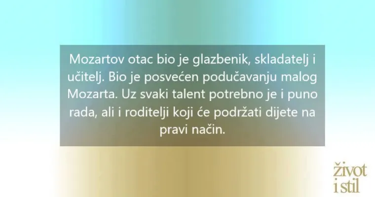 5 načina kako poticati razvoj talenata kod djeteta