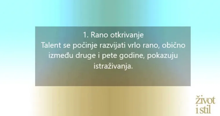 5 načina kako poticati razvoj talenata kod djeteta