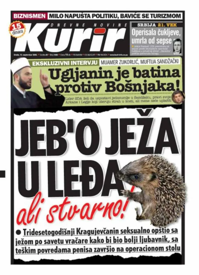'Ovčar na sudu zbog silovanja kuje': 30 najluđih novinskih naslova svih vremena