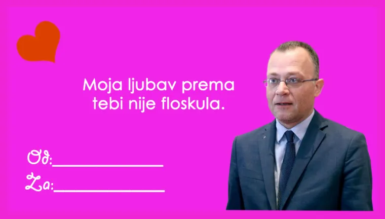 Čestitaj Valentinovo najdražim političarem: 'Izgradila si žičaru do mog srca; ti povećava&scaron; moj minimalac'