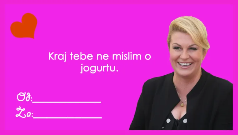 Čestitaj Valentinovo najdražim političarem: 'Izgradila si žičaru do mog srca; ti povećava&scaron; moj minimalac'