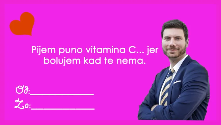 Čestitaj Valentinovo najdražim političarem: 'Izgradila si žičaru do mog srca; ti povećava&scaron; moj minimalac'