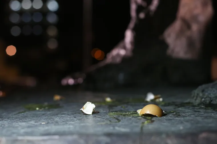 Nepoznati počinitelj bacio je jaja na spomenik Franji Tuđmanu