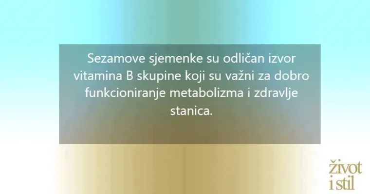 Sezamove sjemenke: tako malene, a tako zdrave i pritom ukusne