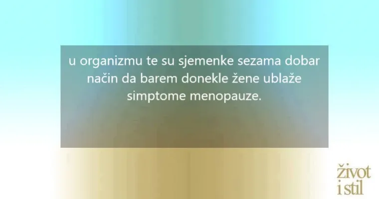 Sezamove sjemenke: tako malene, a tako zdrave i pritom ukusne