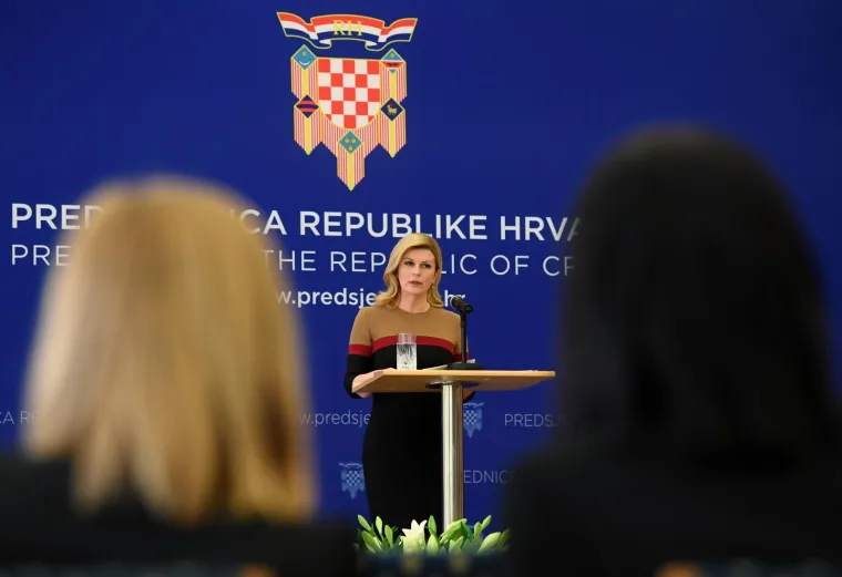 Kolinda Grabar-Kitarović održala je konferenciju za medije prigodom četvrte obljetnice njezine inauguracije