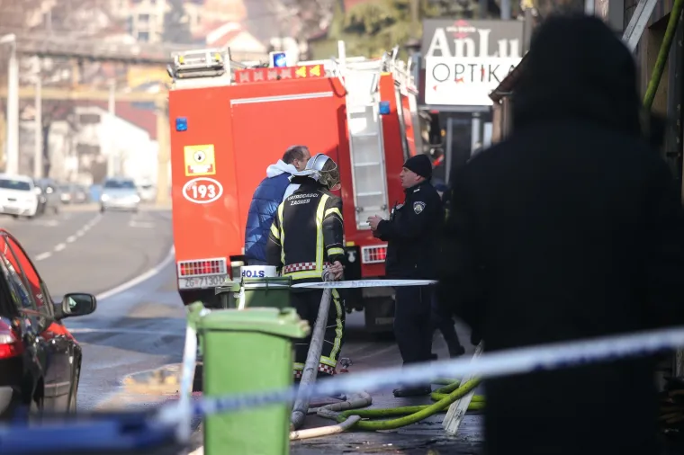 Izgorjela pečenjara na zagrebačkoj Kustošiji: Jedna osoba se nadisala dima