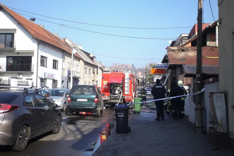 Izgorjela pečenjara na zagrebačkoj Kustošiji: Jedna osoba se nadisala dima