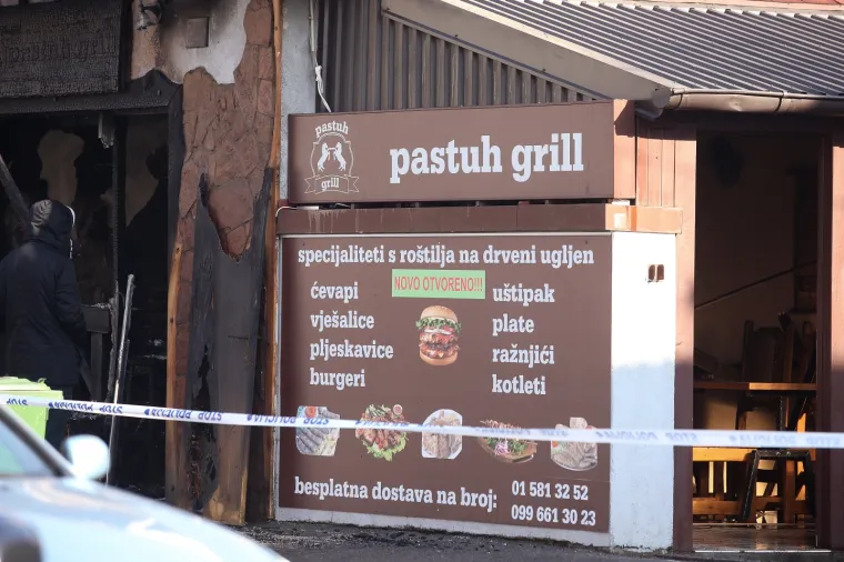 Izgorjela pečenjara na zagrebačkoj Kustošiji: Jedna osoba se nadisala dima