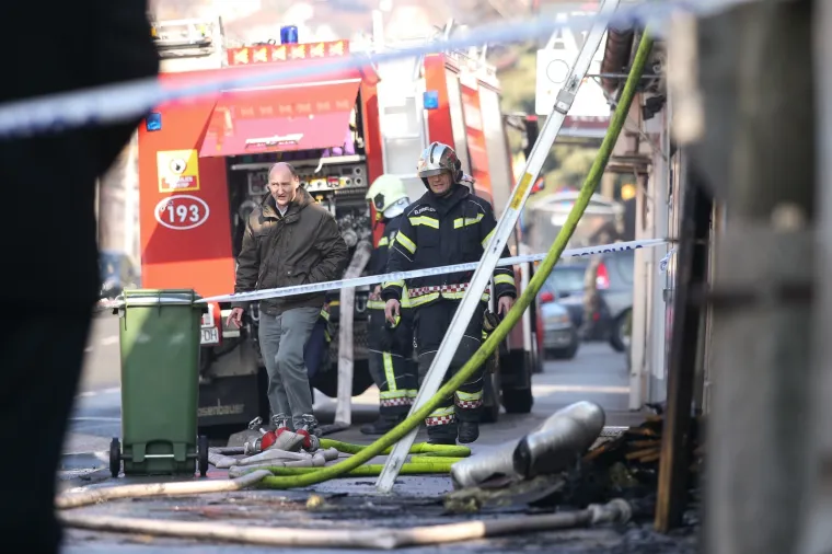 Izgorjela pečenjara na zagrebačkoj Kustošiji: Jedna osoba se nadisala dima