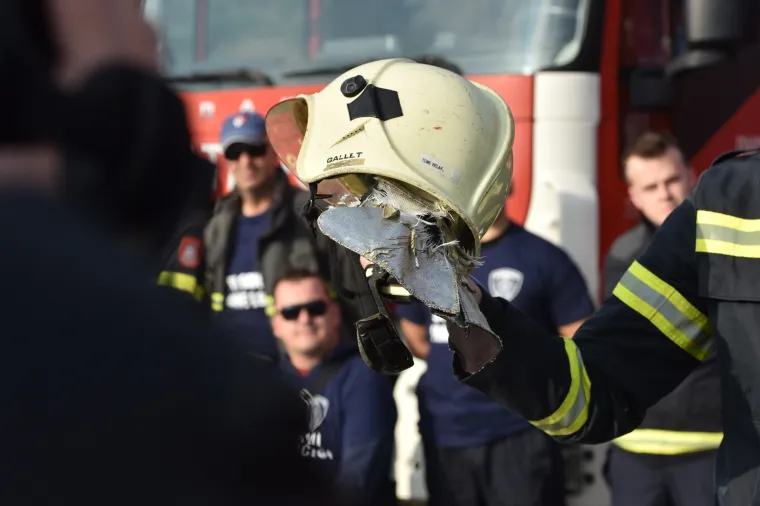 DVD organizirao prosvjed podr&scaron;ke za slučaj stradalog vatrogasca Franu Lučića