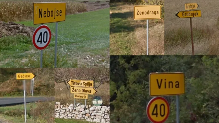 Nebojse, Ženodraga, idemo na Filipine: 30 najčudnijih naziva hrvatskih naselja