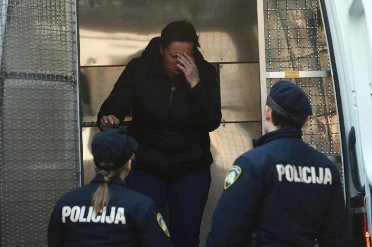 OVO JE SESTRA UBIJENE JASMINE DOMINIĆ: Smiljana Srnec dovedena je jutros na ispitivanje u varaždinski DORH