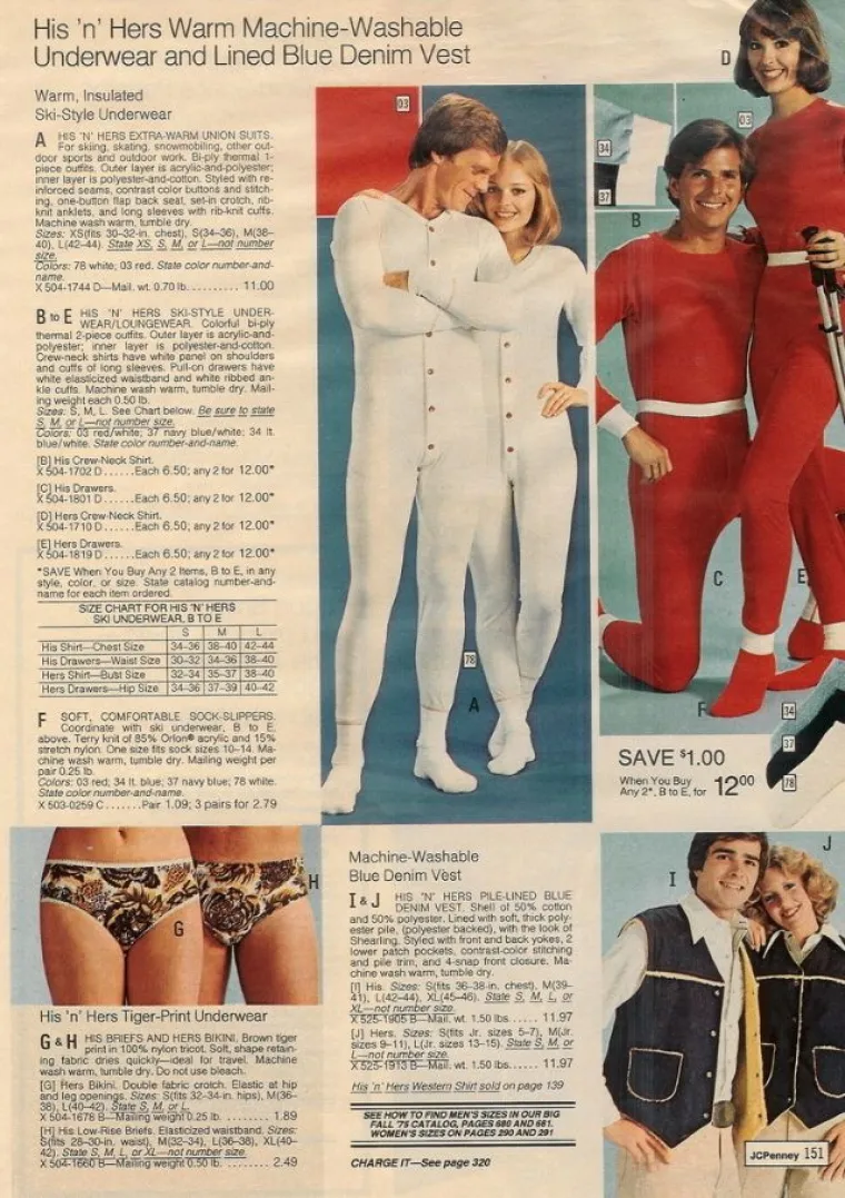 Danas je ovo sinonim a neukus, a tad je to bila glavna moda: 20 kombinacija za NJU  i  NJEGA iz 70-ih