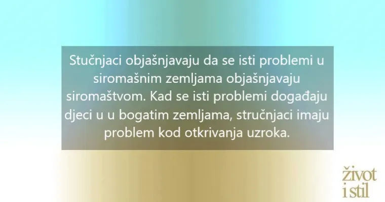 Za&scaron;to u sretnim zemljama žive tužna djeca?