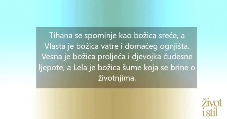 Slavenska imena i njihova značenja: Što znače Tomislav, Jelena i Mila?