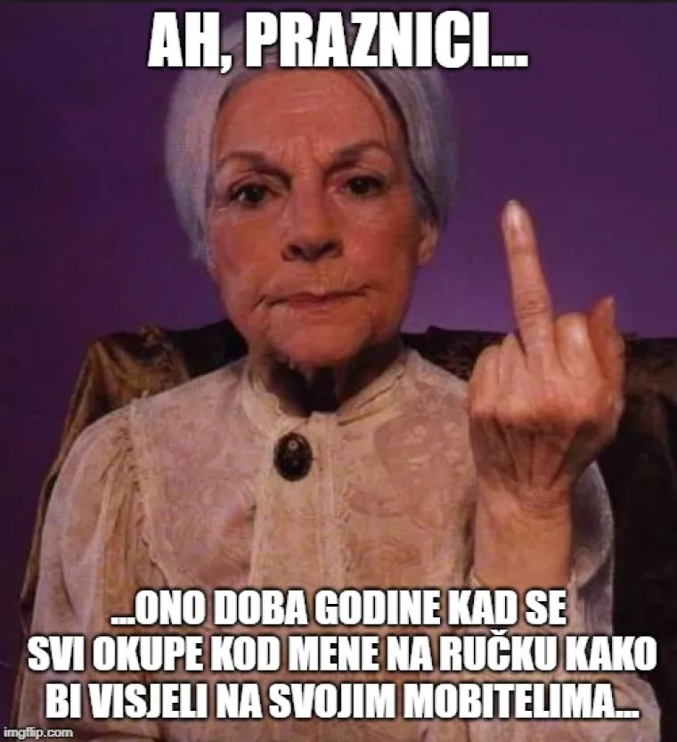 Ono kad nadrlja&scaron; jer si pojeo prije nego &scaron;to si do&scaron;ao njoj u posjetu: 15 mema koje slave na&scaron;e najdraže bake