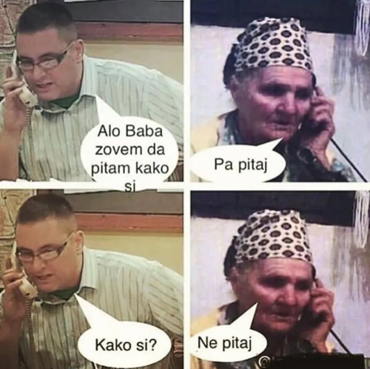 Ono kad nadrlja&scaron; jer si pojeo prije nego &scaron;to si do&scaron;ao njoj u posjetu: 15 mema koje slave na&scaron;e najdraže bake