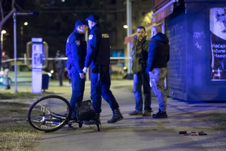 Policijski očevid kod križanja Horvaćanske i ulice Hrgovići