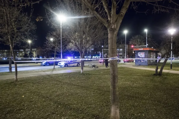 Policijski očevid kod križanja Horvaćanske i ulice Hrgovići