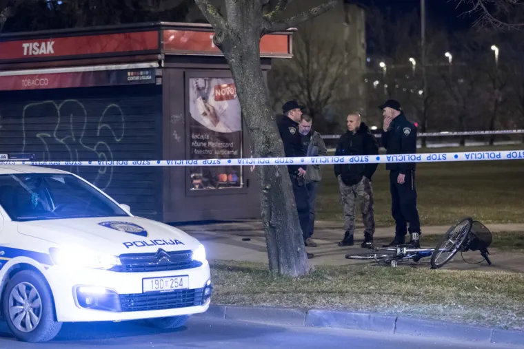 Policijski očevid kod križanja Horvaćanske i ulice Hrgovići