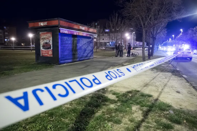 Policijski očevid kod križanja Horvaćanske i ulice Hrgovići