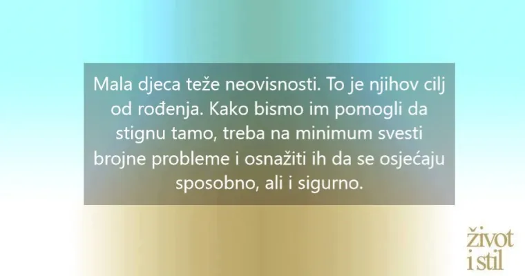 Montessori kod kuće: 10 zadataka koji će vam pomoći odgojiti samostalno dijete
