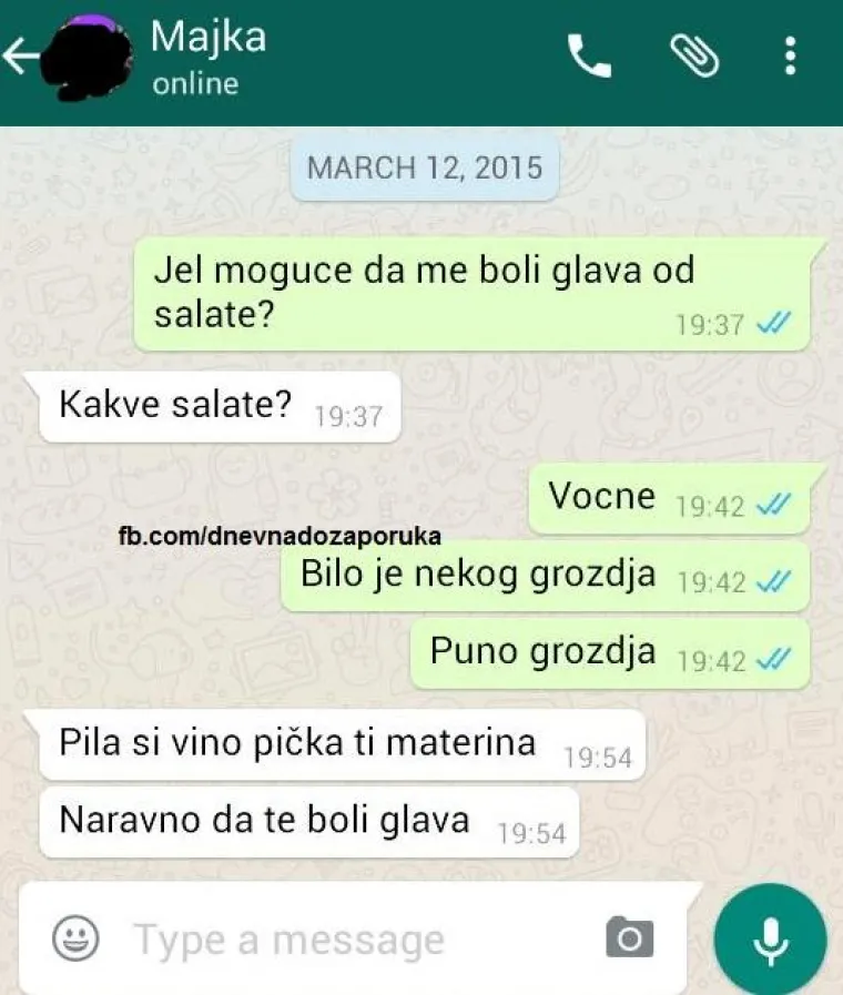 30 najjačih poruka roditelja: 'Pi&scaron;em ovu poruku srednjim prstom samo da zna&scaron; da sam ljuta'