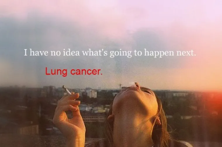 Ne znam &scaron;to će se dogoditi sljedeće. RAK PLUĆA.