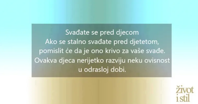 7 roditeljskih pogre&scaron;aka koje mogu ostaviti traga na djetetu za cijeli život