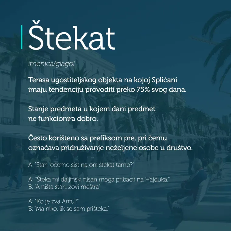 'Iz di&scaron;peta nejden u program': 30 riči iz džepnog rječnika dalmatinskog dijalekta