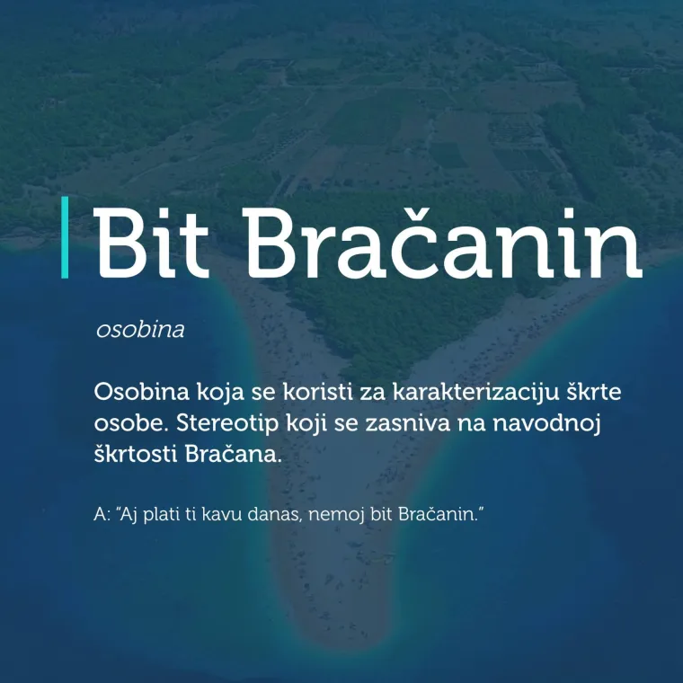 'Iz di&scaron;peta nejden u program': 30 riči iz džepnog rječnika dalmatinskog dijalekta