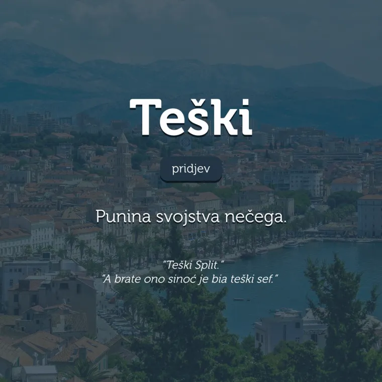 'Iz di&scaron;peta nejden u program': 30 riči iz džepnog rječnika dalmatinskog dijalekta