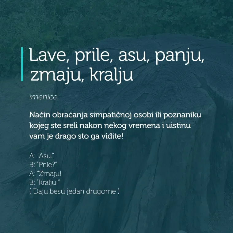 'Iz di&scaron;peta nejden u program': 30 riči iz džepnog rječnika dalmatinskog dijalekta