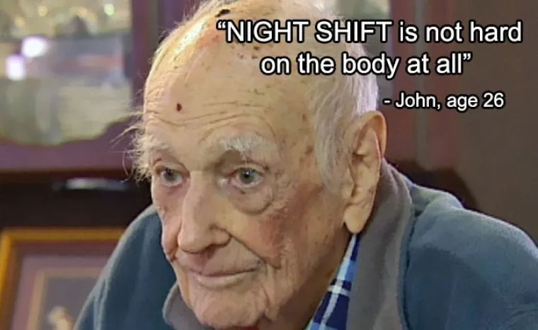 Noćne smjene nisu ostavile traga na ovom mladiću.