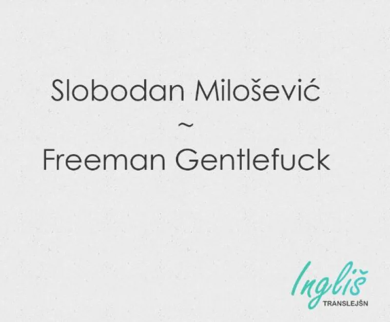 Pa&scaron;teta je 'Well pity', a Ingli&scaron; Translej&scaron;n najgluplja i najzabavnija vrsta prijevoda na koji ćete naići
