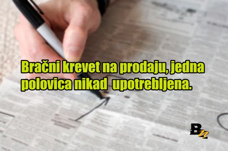 'Mijenjam cimera koji hrče za cimericu koja stenje': 20 najluđih oglasa koje smo ikada vidjeli