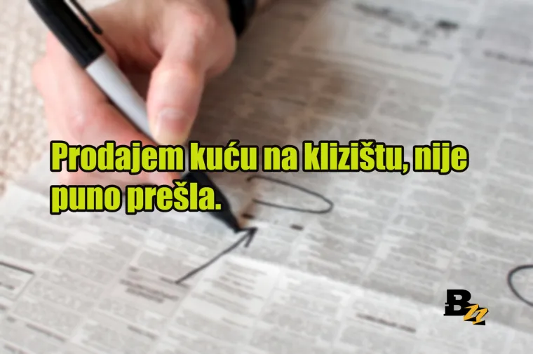 'Mijenjam cimera koji hrče za cimericu koja stenje': 20 najluđih oglasa koje smo ikada vidjeli