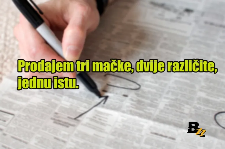 'Mijenjam cimera koji hrče za cimericu koja stenje': 20 najluđih oglasa koje smo ikada vidjeli