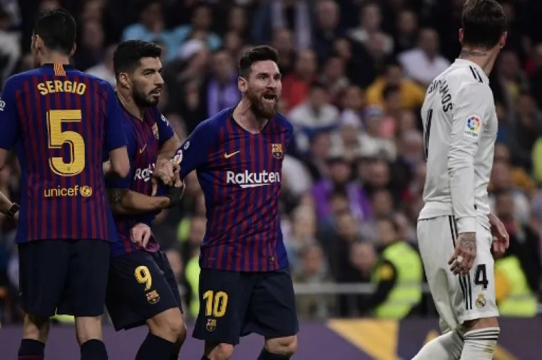 KAD SE 'KUCNU' DVA VELIKANA: Okr&scaron;aj Ramosa i Messija u 5 fotografija