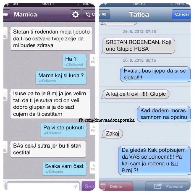 JO&Scaron; 30 najjačih poruka roditelja: 'Ako ne dođe&scaron; doma isti čas, ide&scaron; u dom. Voli te mama'