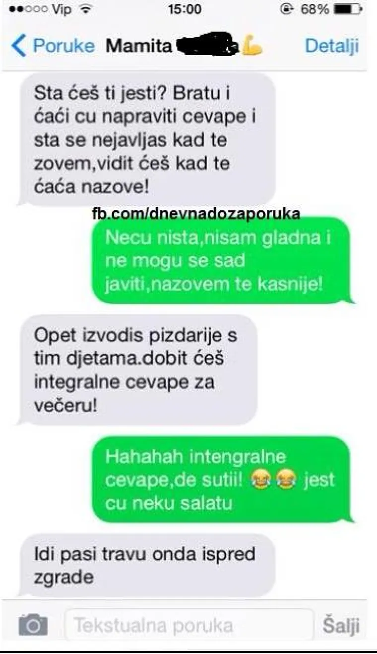 JO&Scaron; 30 najjačih poruka roditelja: 'Ako ne dođe&scaron; doma isti čas, ide&scaron; u dom. Voli te mama'