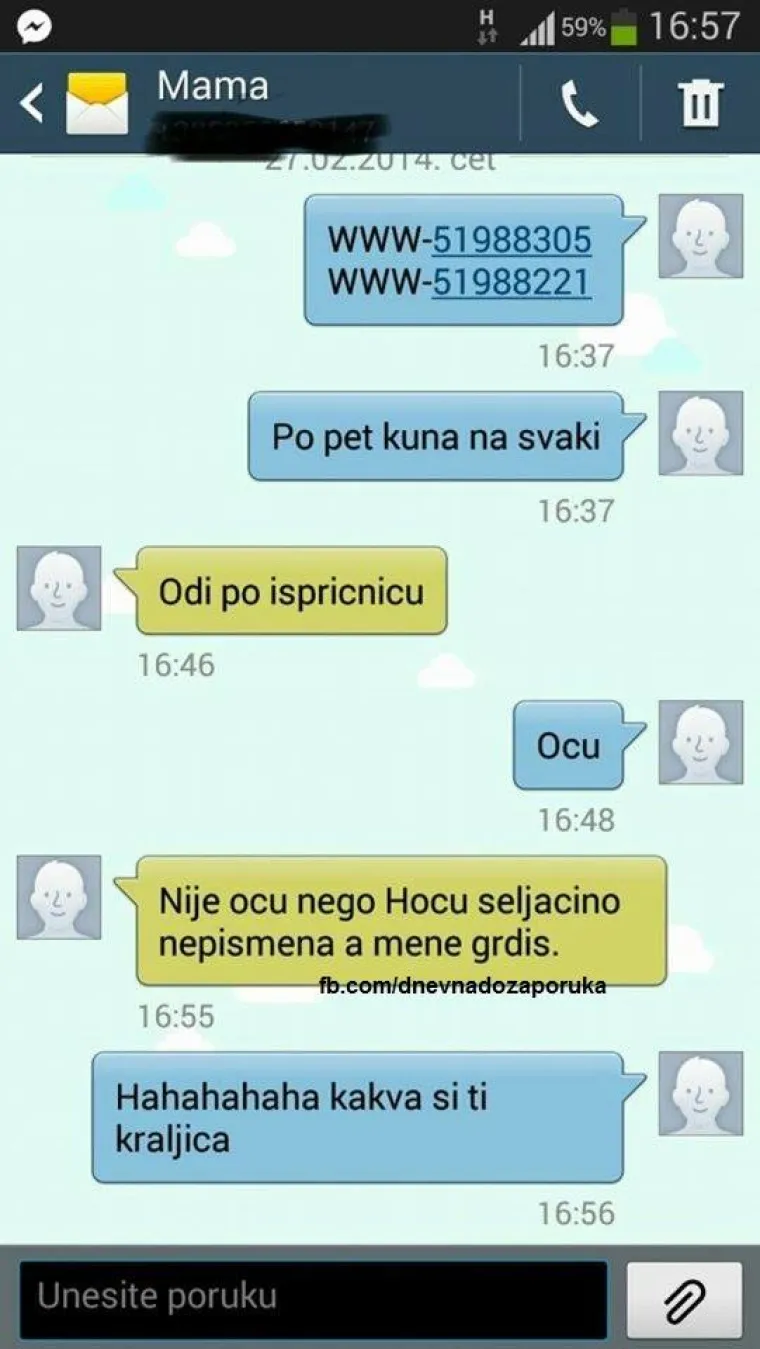 JO&Scaron; 30 najjačih poruka roditelja: 'Ako ne dođe&scaron; doma isti čas, ide&scaron; u dom. Voli te mama'