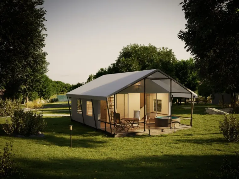 'Teslino gnjezdo' usred čarobne Like: Vile u divljini &scaron;ume, na kro&scaron;njama drveća, na jezeru...