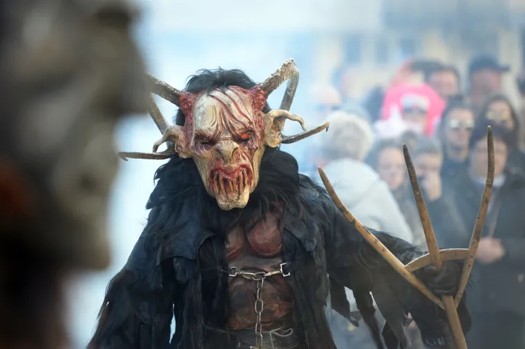 Čakovec: Povorkom tradicijskih maski završio 55. Međimurski fašnik 03.03.2019., Cakovec- Povorkom tradicijskih maski zavrsio 55. Medjimurski fasnik.
Photo: Vjeran Zganec Rogulja/PIXSELL