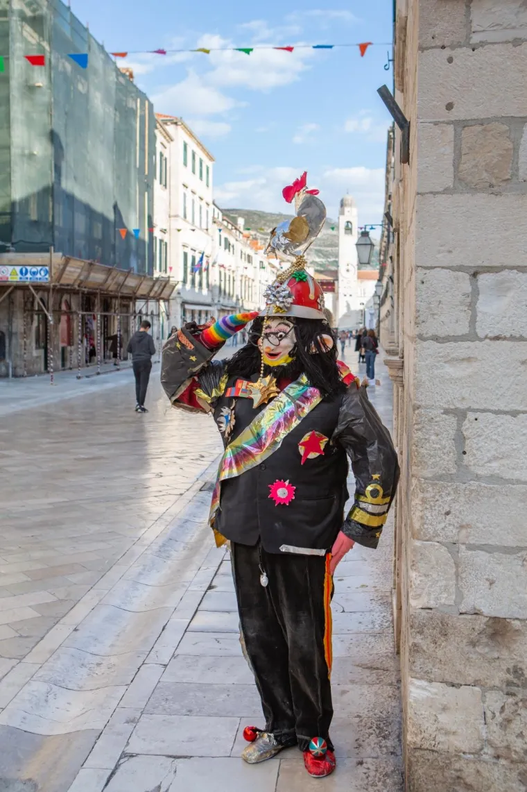 Dubrovnik: Maškarana povorka djece i roditelja preko Straduna 03.03.2019., Stradun, Dubrovnik - Maskarana povorka djece i roditelja preko Straduna.
Photo: Grgo Jelavic/PIXSELL