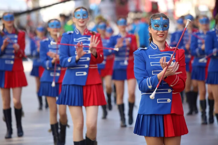 Rijeka: 36. Međunarodna karnevalska povorka 03.03.2019., Rijeka -  36. Medjunarodna karnevalska povorka zavrsni je dio Rijeckog karnevala. Photo: Nel Pavletic/PIXSELL