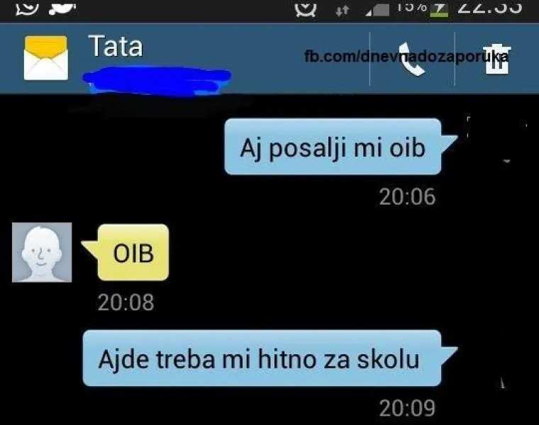 Kad mamu nazove&scaron; 'Interpol', a ona je bijesna jer je zove&scaron; samo zbog para: JO&Scaron; 30 urnebesnih poruka roditelja